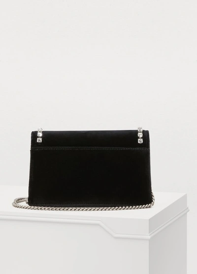 Shop Gucci Dionysus Super Mini Bag In Black