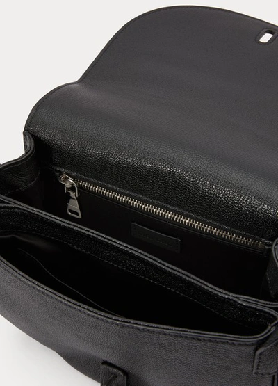 Shop Miu Miu Leather Shoulder Bag In Black