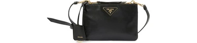 Shop Prada New Etiquette Crossbody Bag In Nero