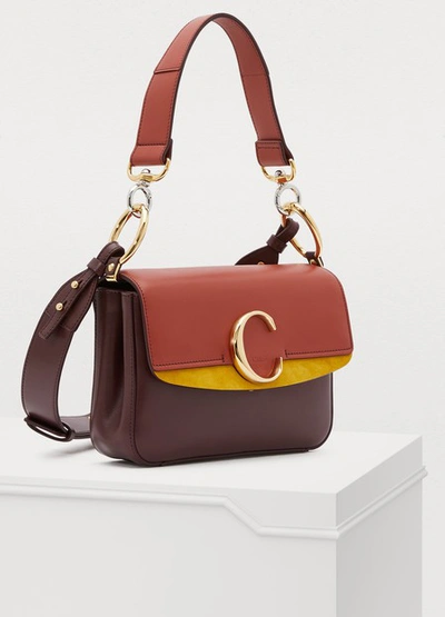 Shop Chloé Limited Edition - Chloe C Shoulder Bag In Brown 1