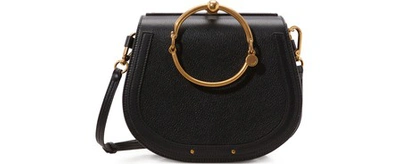 Shop Chloé Nile Bracelet Bag In Nr001 Black