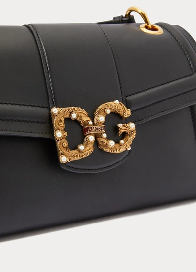 Shop Dolce & Gabbana Dg Amore Crossbody Bag In Black