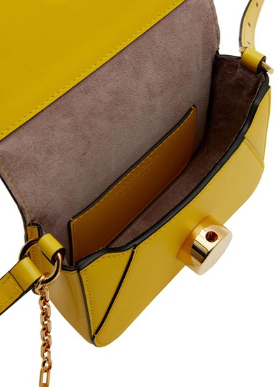 Shop Jw Anderson Nano Keyts Crossbody Bag In Daffodil