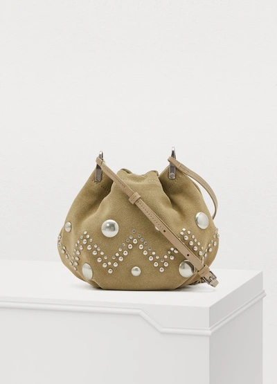 Shop Isabel Marant Kylio Shoulder Bag In Beige