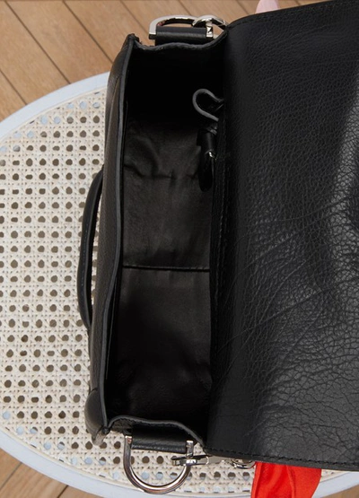 Shop Pierre Hardy Mini Alpha Ville 2-in-1 Bag In Metal-silk-black