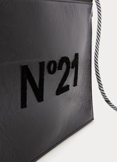 Shop N°21 Logo Clutch In Black