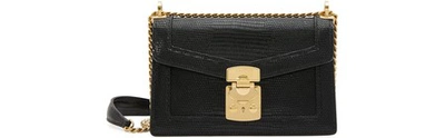 Shop Miu Miu Miu Confidential Shoulder Bag In Nero