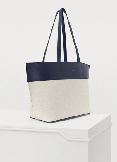 Shop A.p.c. Tote Bag In Dark Navy