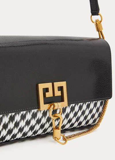 Shop Givenchy Charm Handbag In Noir/blanc