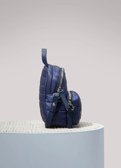 Shop Moncler Kilia Pm Down Backpack In Ink