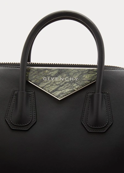 Shop Givenchy Antigona Handbag In Noir-vert