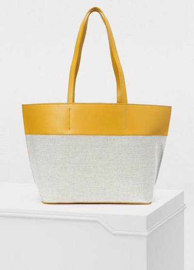 Shop Apc Tote Bag In Jaune D'or