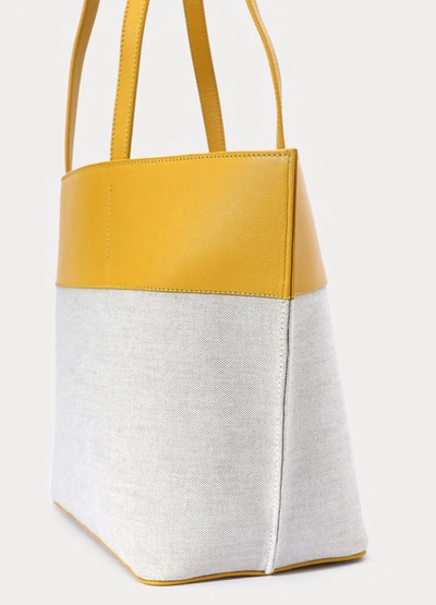 Shop A.p.c. Tote Bag In Jaune D'or