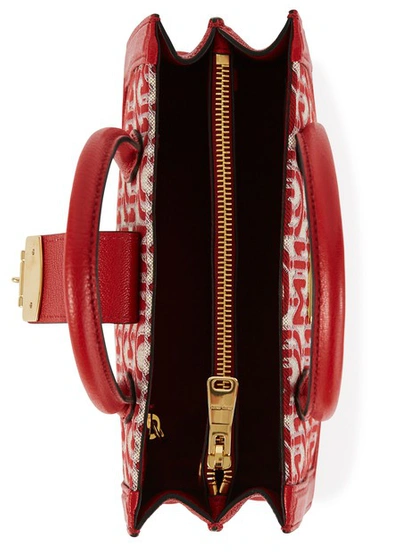 Shop Miu Miu Miu Confidential Handbag In Corda/rosso