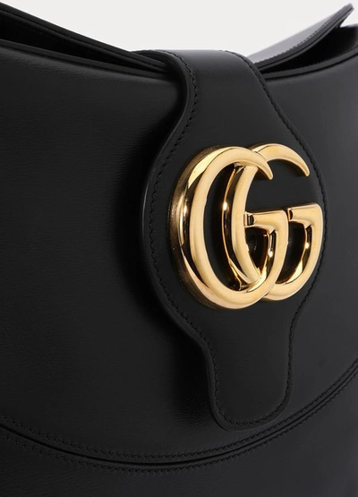 Shop Gucci Arli Shoulder Bag In Black