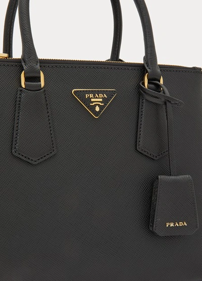 Shop Prada New Gelleria Handbag In Black