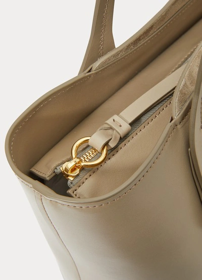 Shop Chloé C Tote In Motty Grey