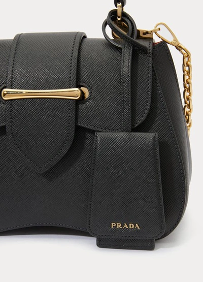 Shop Prada Sidonie Mini Hand Bag In Black