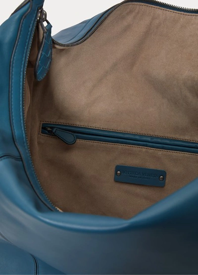 Shop Bottega Veneta Milano New York Handbag In Brighton-blue