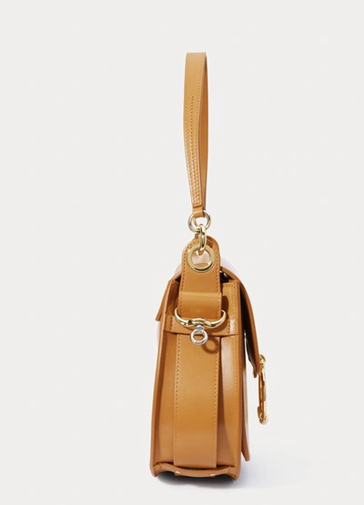 Shop Chloé Tess Shoulder Bag In Autumnal-brown