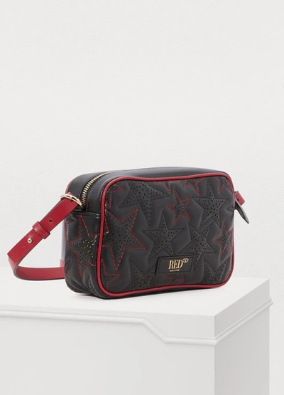 Shop Red Valentino Camera Shoulder Bag In Nero-deep-red