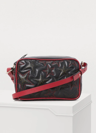 Shop Red Valentino Camera Shoulder Bag In Nero-deep-red