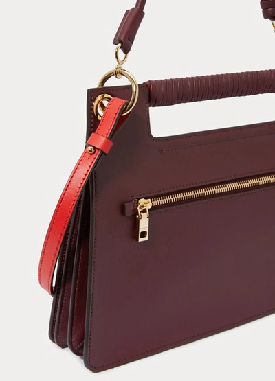 Shop Givenchy Whip Medium Shoulder Bag In Aubergine