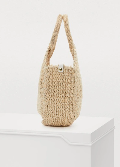 Shop Clare V Alice Medium Bag In Cream