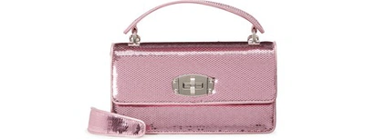 Shop Miu Miu Cleo Handbag In Pink