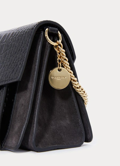 Shop Givenchy Gv3 Small Shoulder Bag In Noir