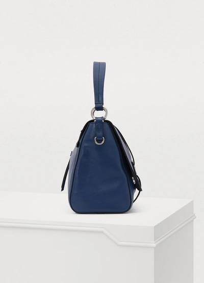 Shop Miu Miu Grace Lux Gm Shoulder Bag In Navy