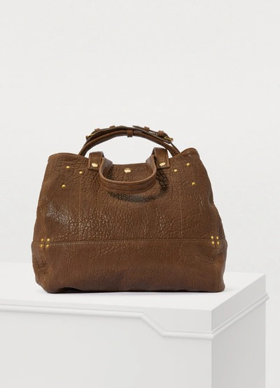 Shop Jérôme Dreyfuss Billy Medium Shoulder Bag In Bronze