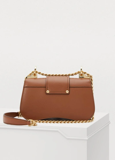 Prada Medium Sidonie Lux Leather Bag In F0046 Cognac