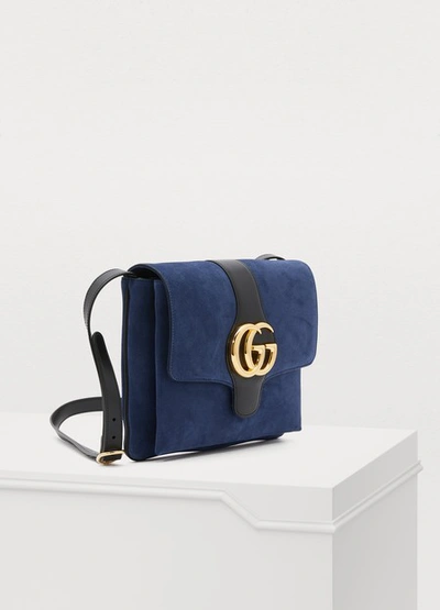 Shop Gucci Arli Shoulder Bag In Blue