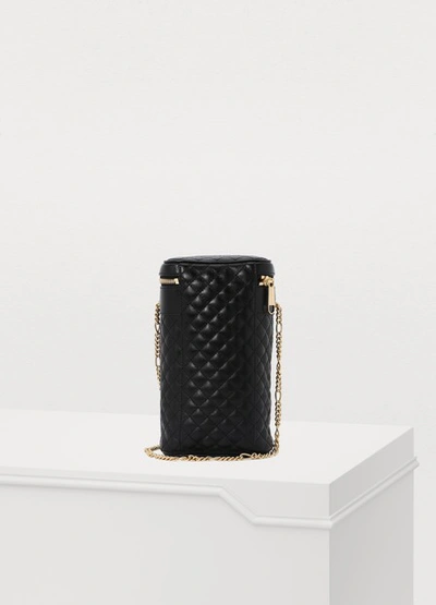 Shop Gucci Trapuntata Belt Bag In Black