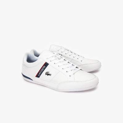 Shop Lacoste Men's Chaymon Sneaker In White / Navy