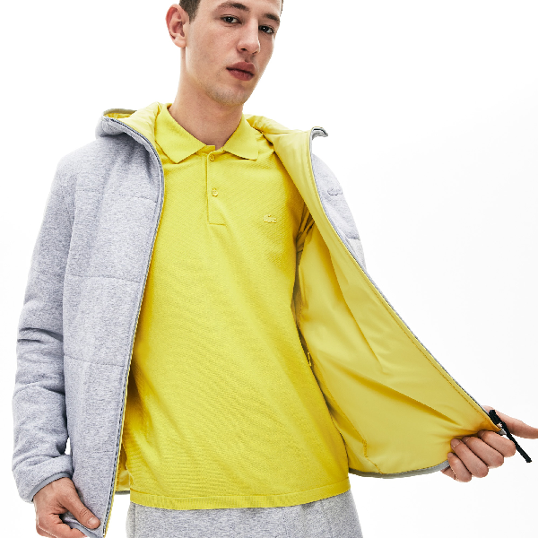 lacoste jacket grey