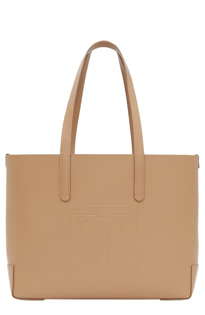 monogram leather tote