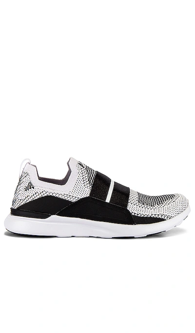 Shop Apl Athletic Propulsion Labs Techloom Bliss Trainer In White, Black & White