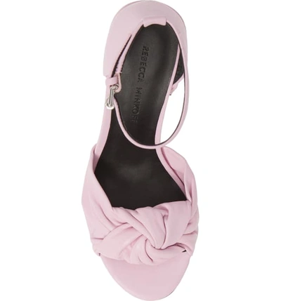 Shop Rebecca Minkoff Capriana Ankle Strap Sandal In Light Orchid Leather