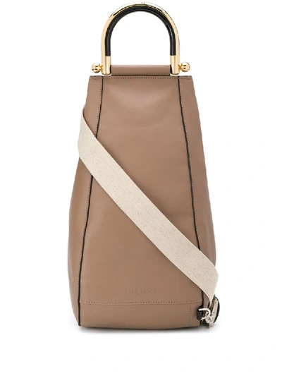 Shop Jw Anderson 'wedge' Schultertasche - Braun In Brown