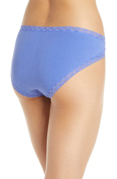 Shop Natori Bliss French Cut Briefs In Pale Blueberry