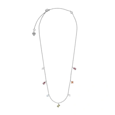 Shop Wanderlust + Co Aurora Silver Gem Necklace