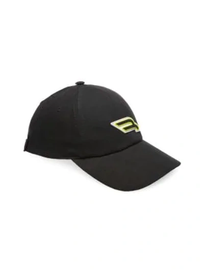 Shop Bally Competition Logo Patch Baseball Cap In Black