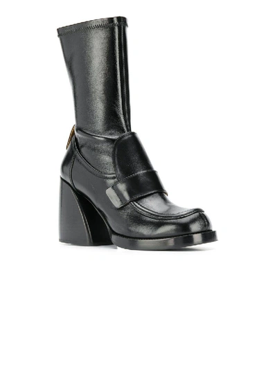 Shop Chloé Adelie Short Boots Black