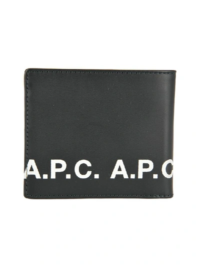 Shop Apc A.p.c. 8 Bill Wallet In Black + White