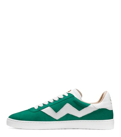 Shop Stuart Weitzman Daryl In Emerald Suede