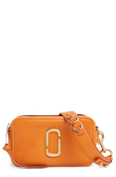 Shop Marc Jacobs The Softshot 21 Crossbody Bag - Orange In Kumquat