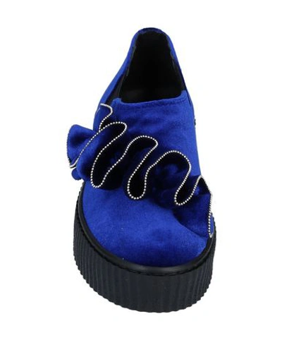 Shop Pinko Sneakers In Bright Blue
