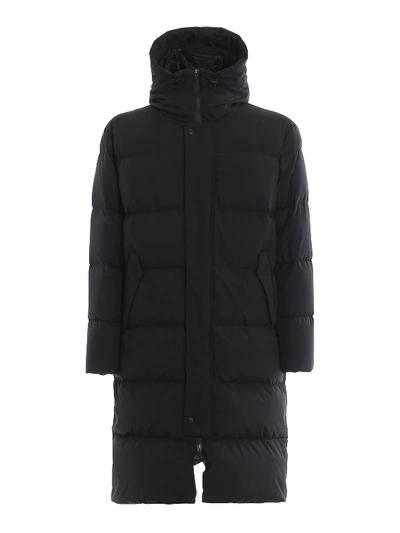 Shop Herno Laminar Gore-tex®windstopper® Padded Coat In Black